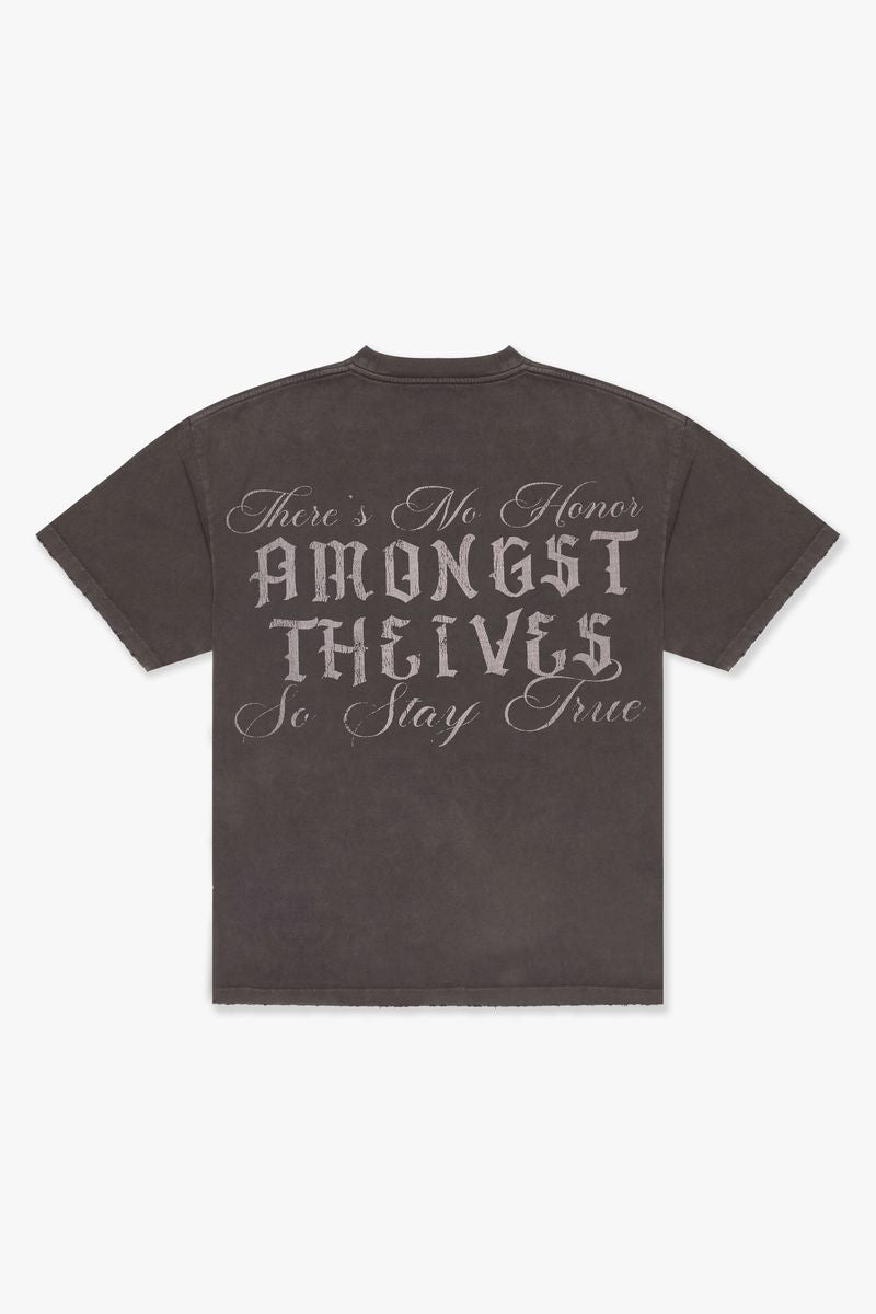 VALABASAS "STAY TRUE" GREY TEE