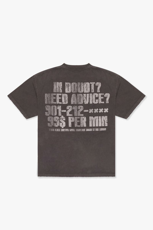 VALABASAS "ADVICE" GREY TEE