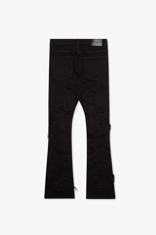 VALABASAS "MOR ' DU" STACKED DENIM