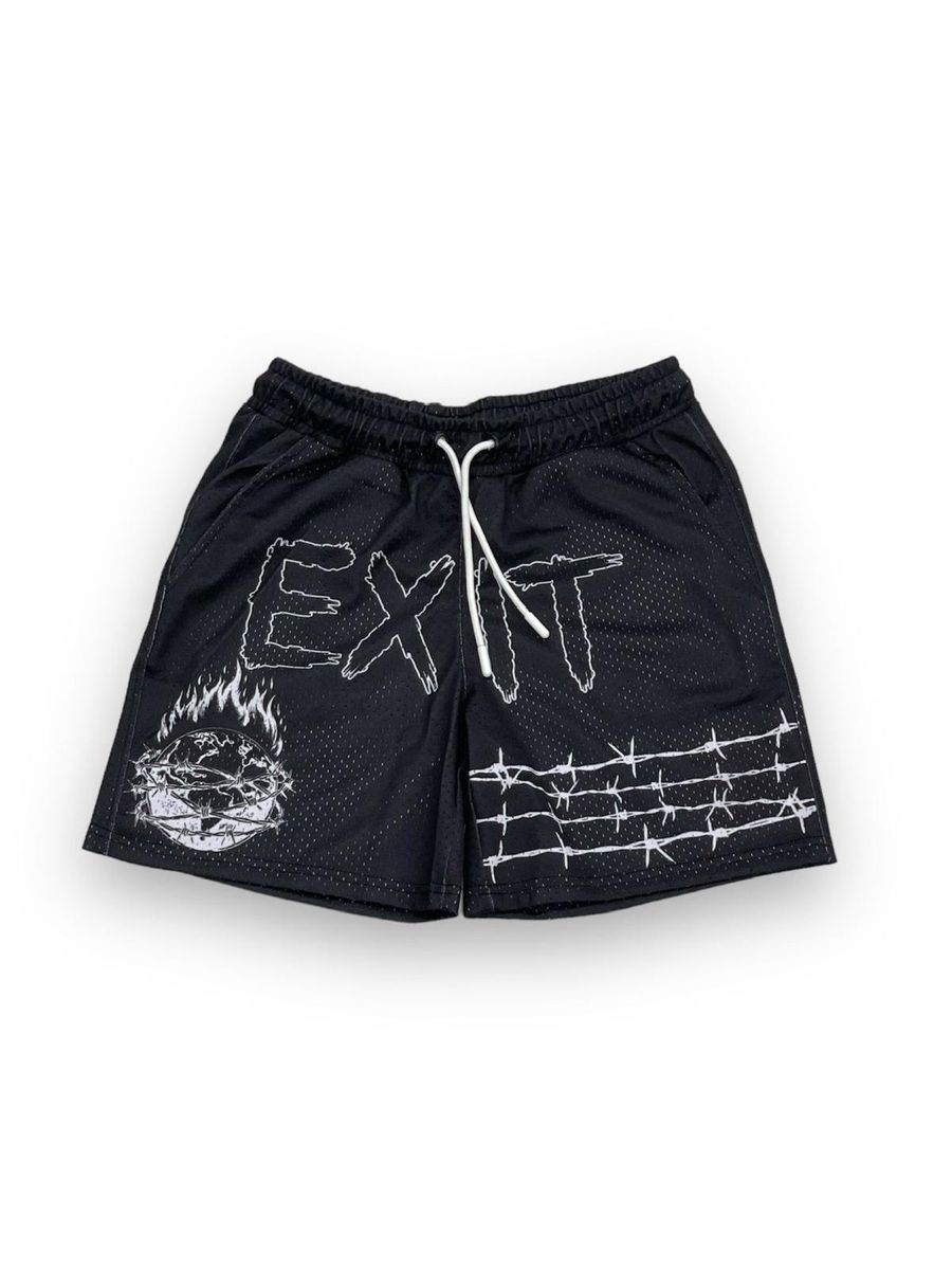 EXIT0 WIRED SHORTS (BLACK)