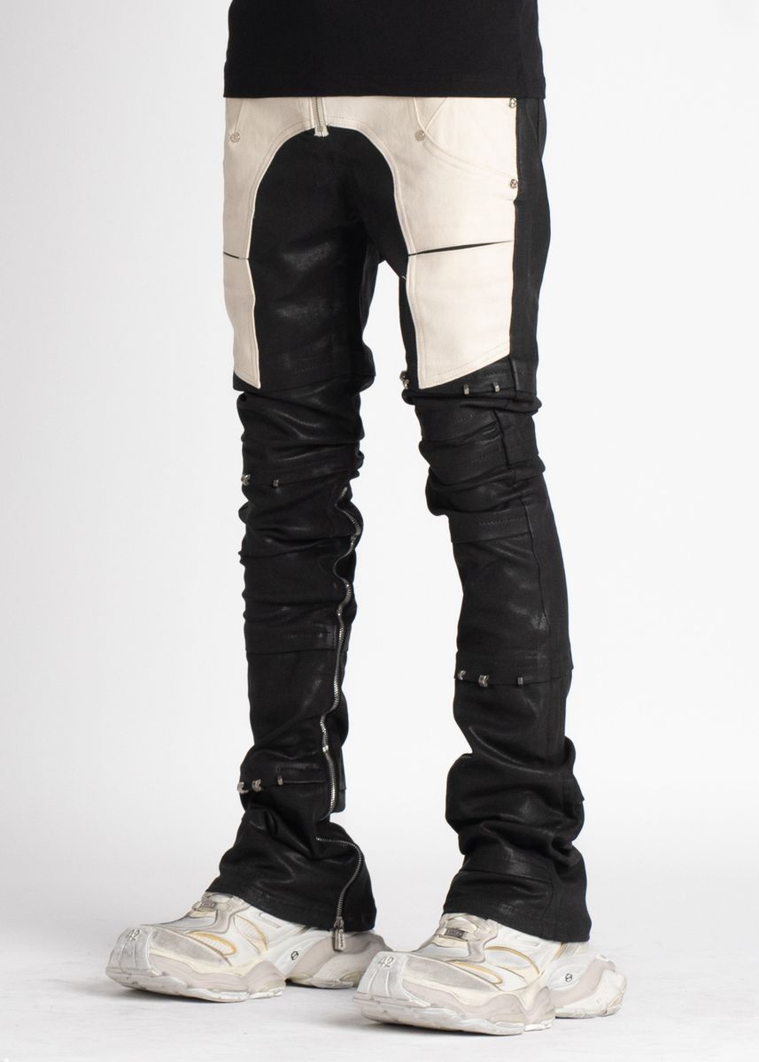 OBSIDIAN BLACK DIRTY RIDER DENIM