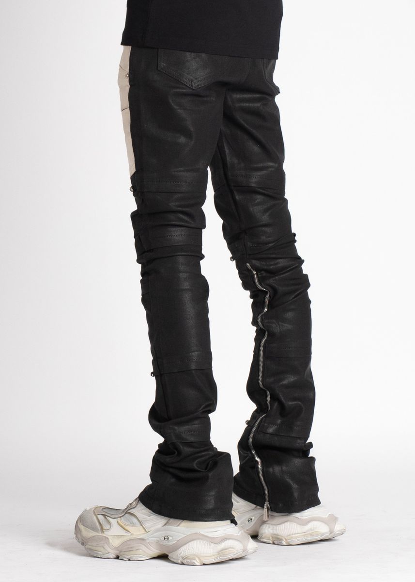 OBSIDIAN BLACK DIRTY RIDER DENIM