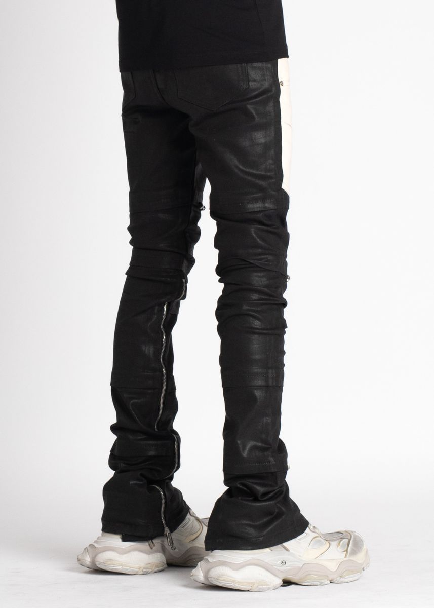 OBSIDIAN BLACK DIRTY RIDER DENIM