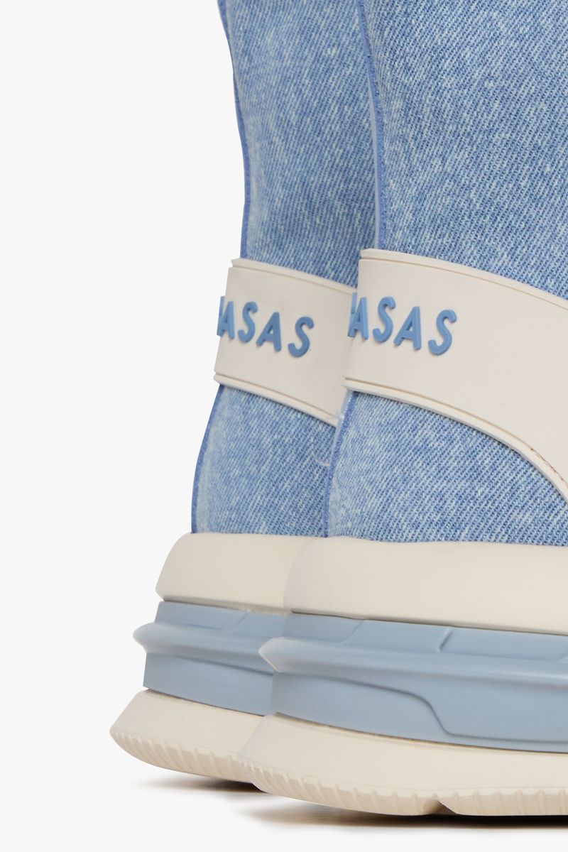 VALABASAS "PURPOSE" BLUE HIGH TOPS