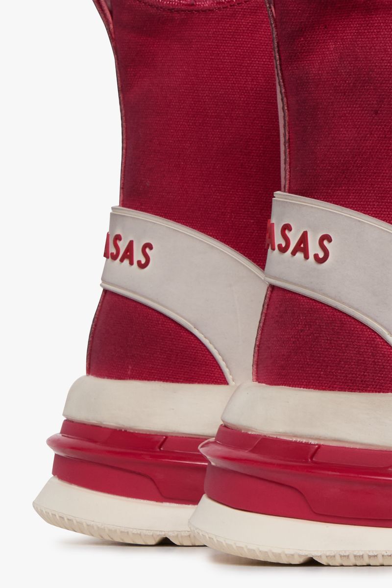 VALABASAS "PURPOSE" RED HIGH TOPS