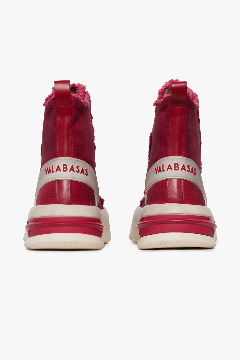 VALABASAS "PURPOSE" RED HIGH TOPS