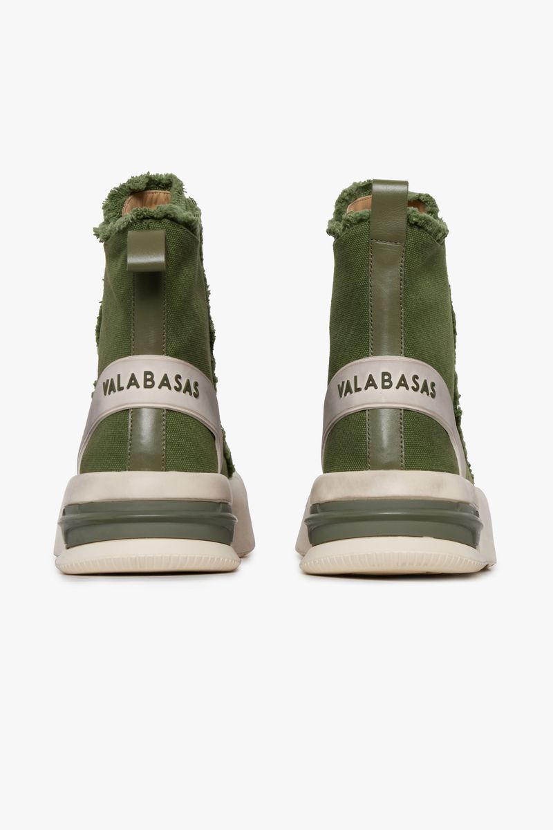 VALABASAS "PURPOSE" GREEN HIGH TOPS