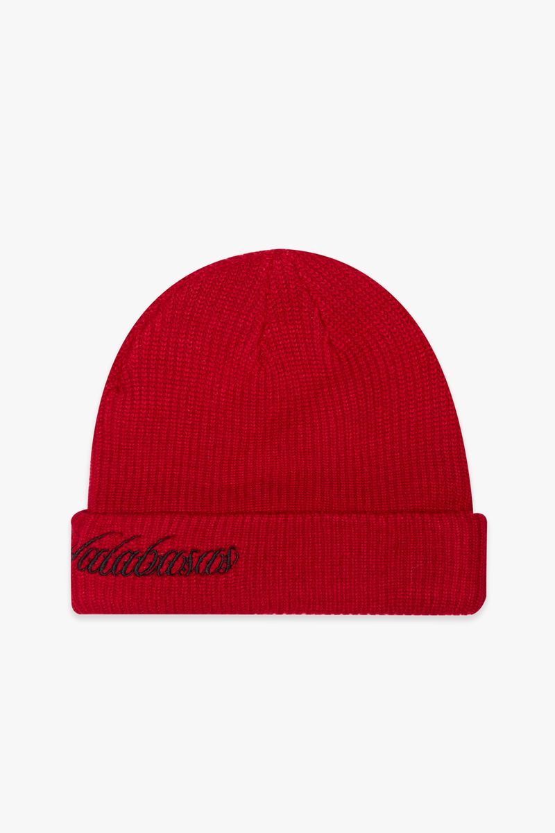 VALABASAS "GRANITE" RED BEENIE