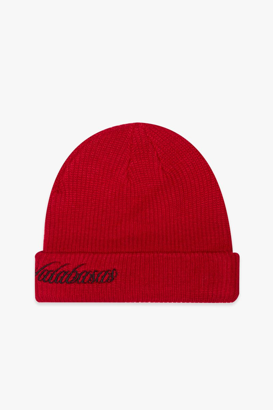 VALABASAS "GRANITE" RED BEENIE