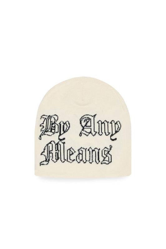 KOFL "MEAN IT" CREAM BEANIE