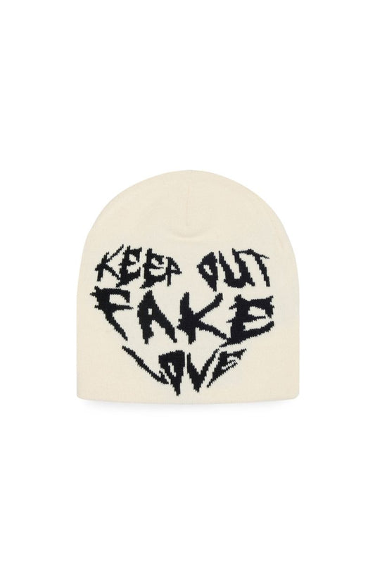 KOFL "MEAN IT" CREAM BEANIE