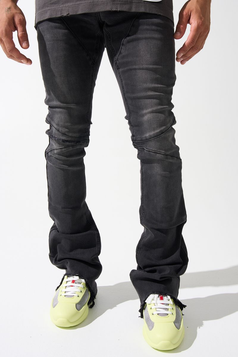 SERENEDE "NICKEL" STACKED JEANS