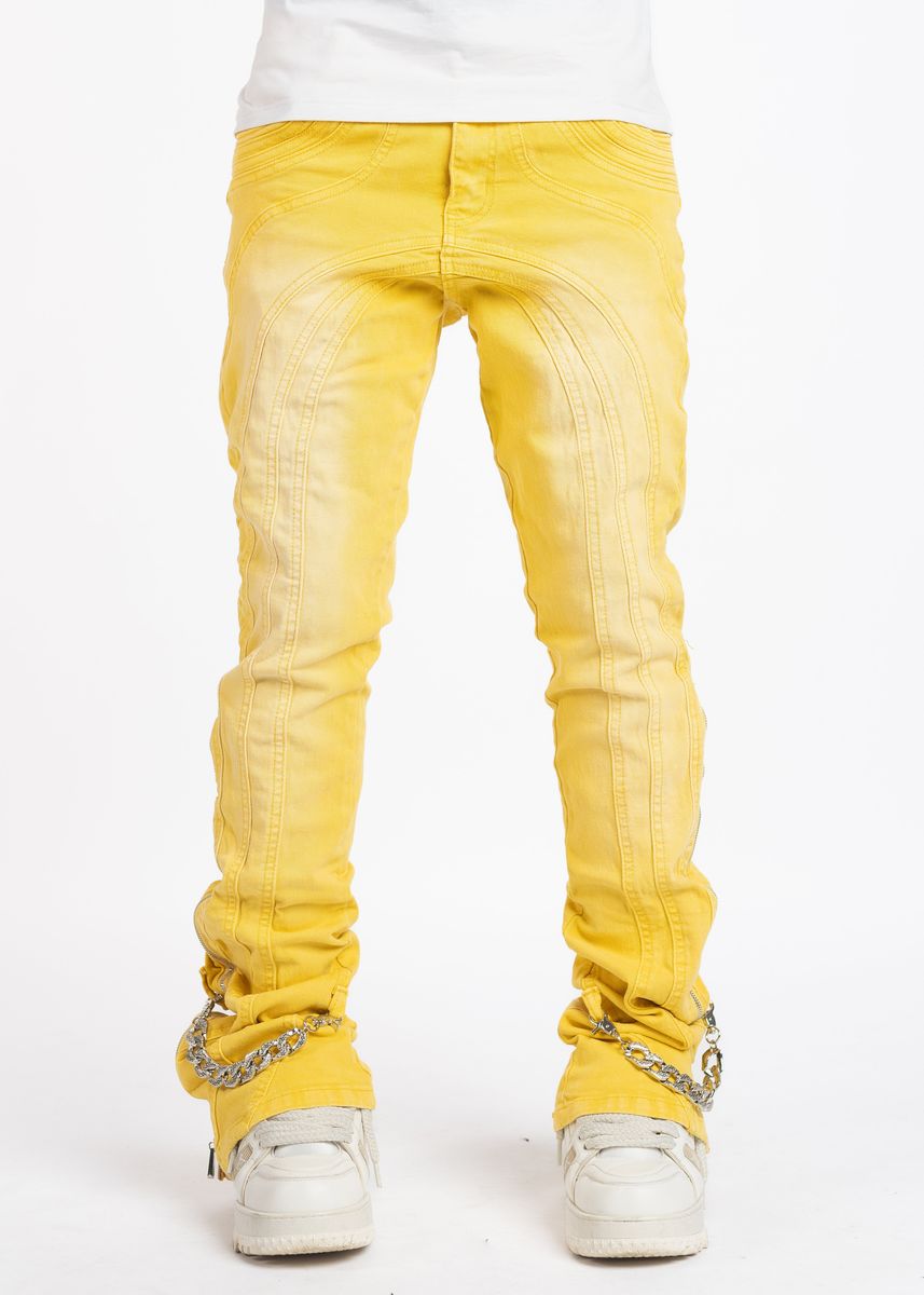 GUAPI CYPHER YELLOW CHAIN DENIM