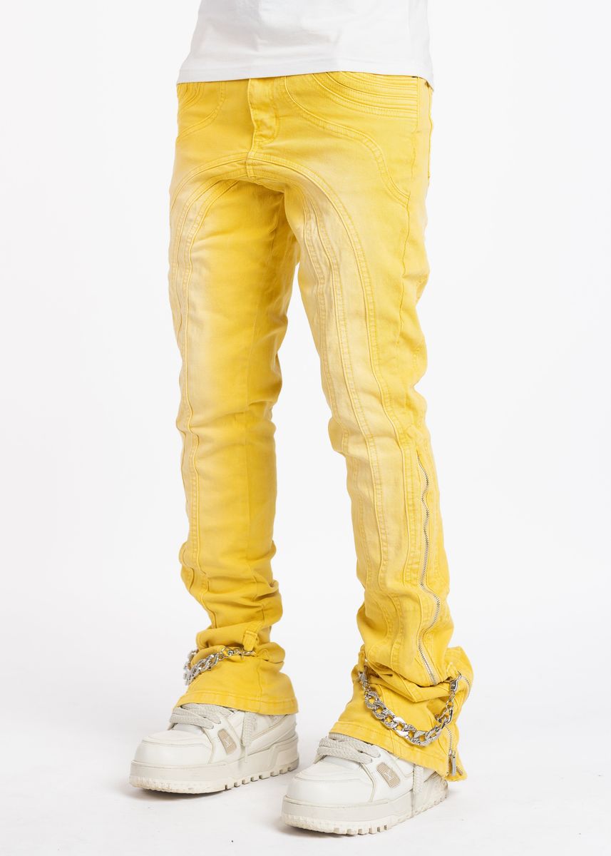 GUAPI CYPHER YELLOW CHAIN DENIM