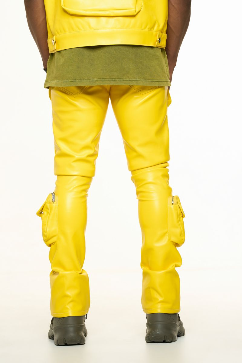 "FLOAT ON" YELLOW CARGO FLAIR STACK LEATHER