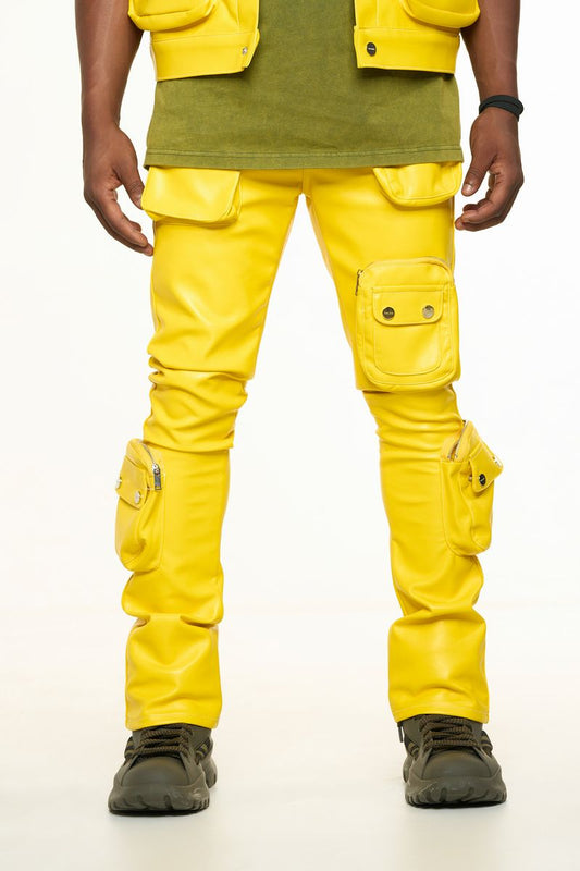 "FLOAT ON" YELLOW CARGO FLAIR STACK LEATHER