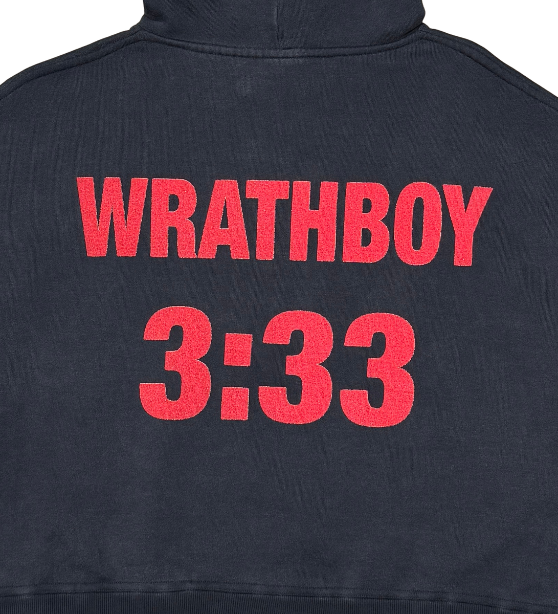 WB 3:33 CROP HOODIE (BLACK)