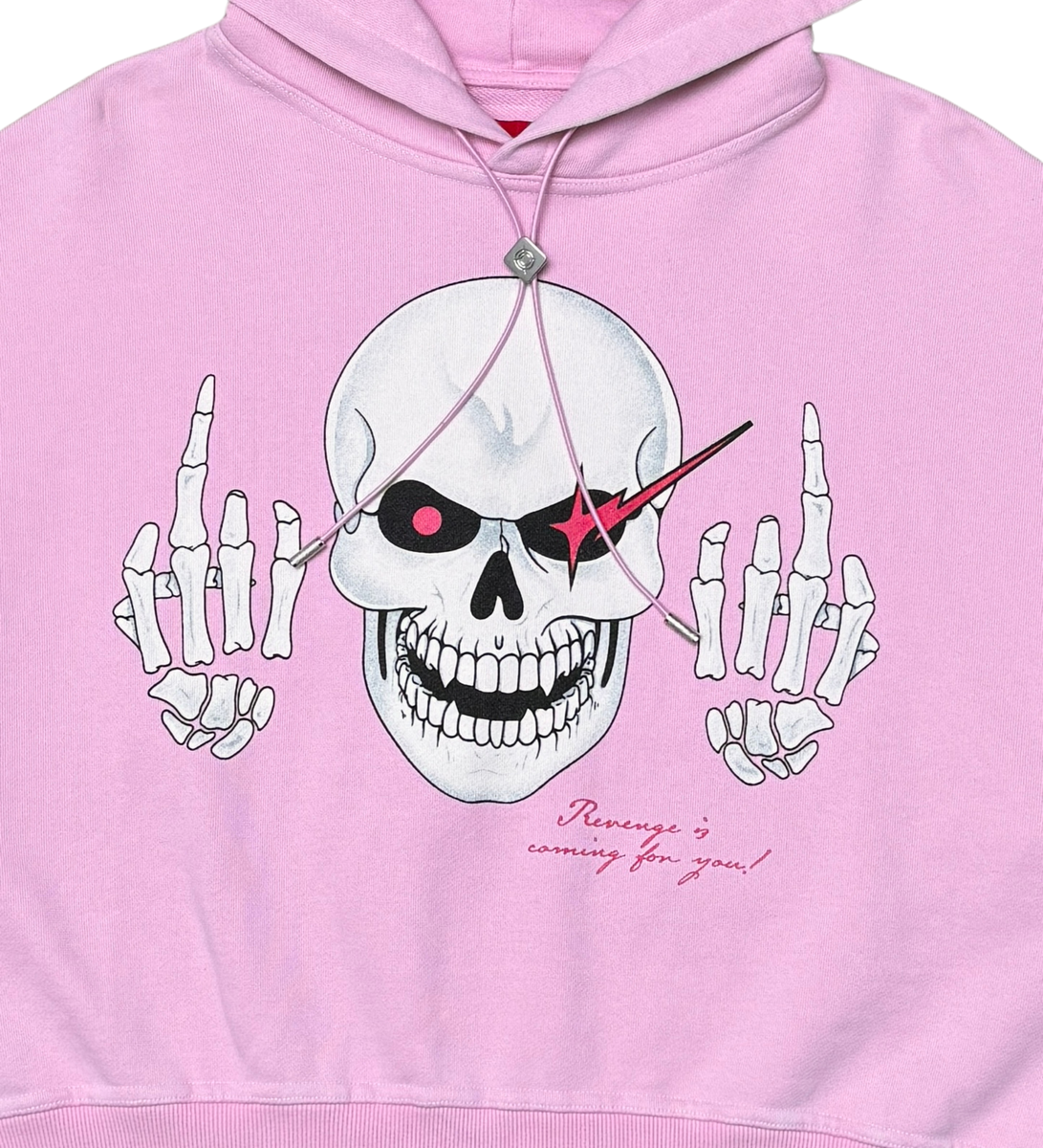 WB 3:33 CROP HOODIE (PINK)