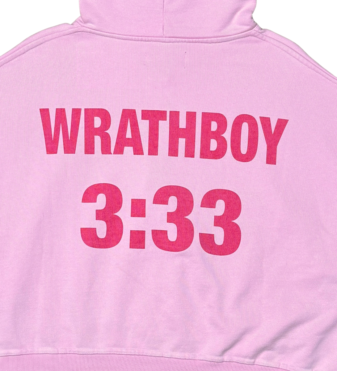 WB 3:33 CROP HOODIE (PINK)