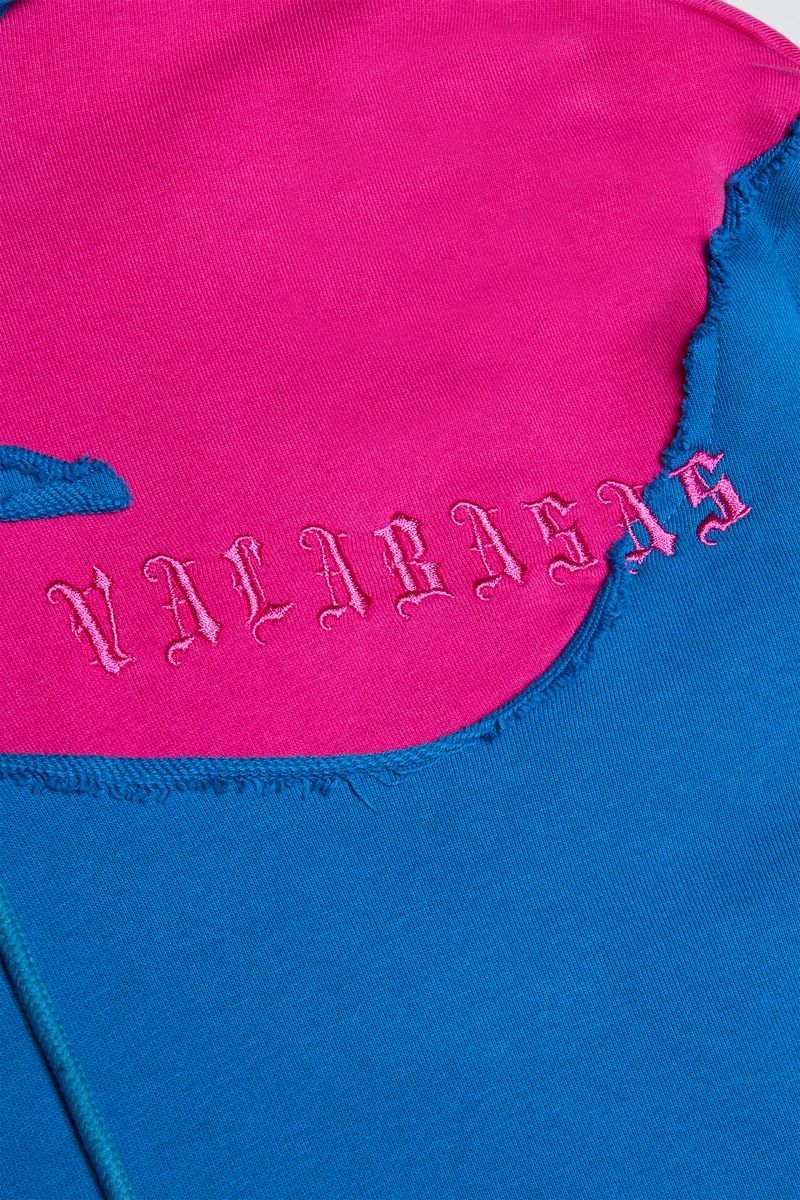 VALABASAS "RIVULET" BLUE/PINK HOODIE