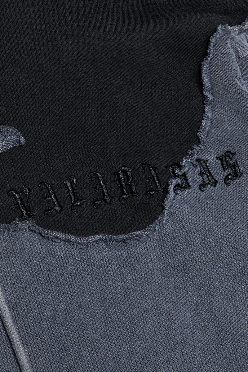 VALABASAS "RIVULET" GREY/BLACK HOODIE