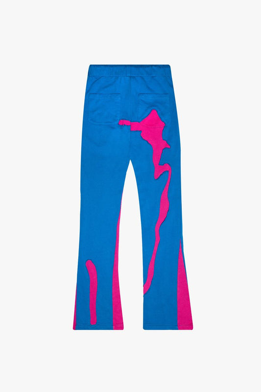 VALABASAS "SERPENTINE" BLUE/PINK PANTS