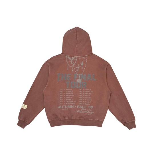 WRATHBOY "BABYLON" BROWN HOODIE