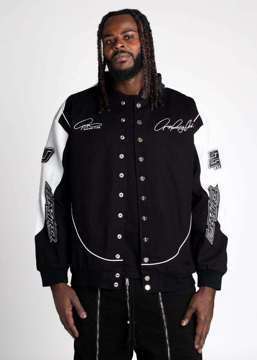 GUAPI OBSIDIAN BLACK RACER JACKET