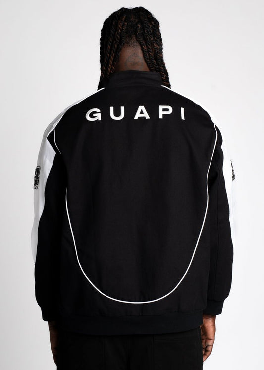 GUAPI OBSIDIAN BLACK RACER JACKET