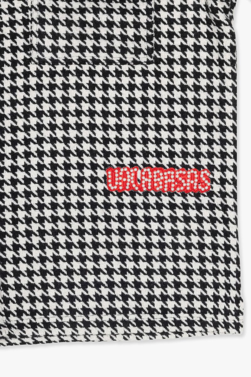 VALABASAS "CHECKERS" BLACK BUTTON UP