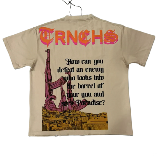 TRNCHS "AK47" TEE - CREAM