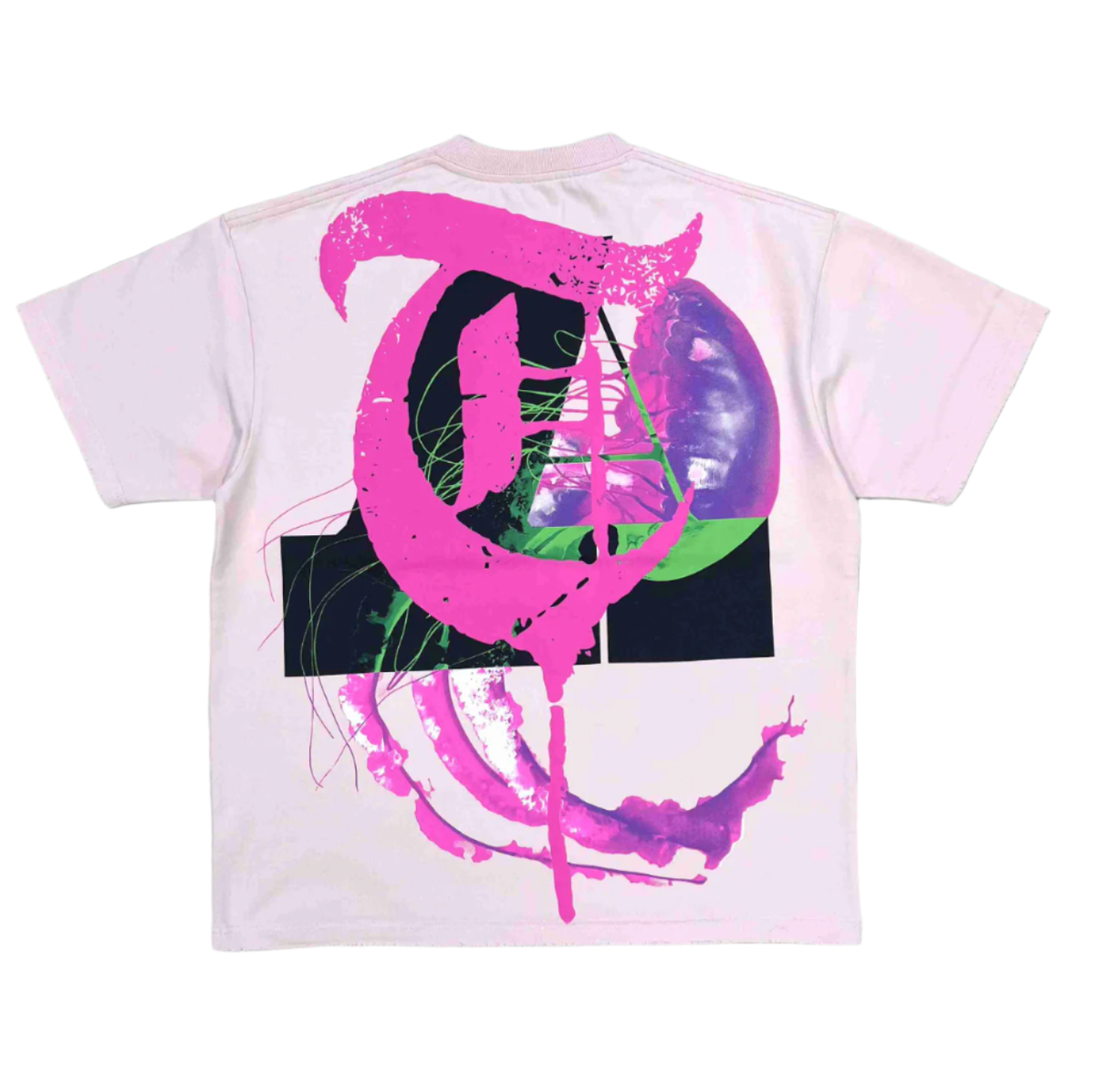 TRNCHS "DEEP SEA" TEE - LIGHT PINK