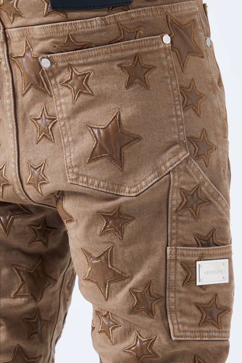 GUAPI OAK BROWN STARS DENIM