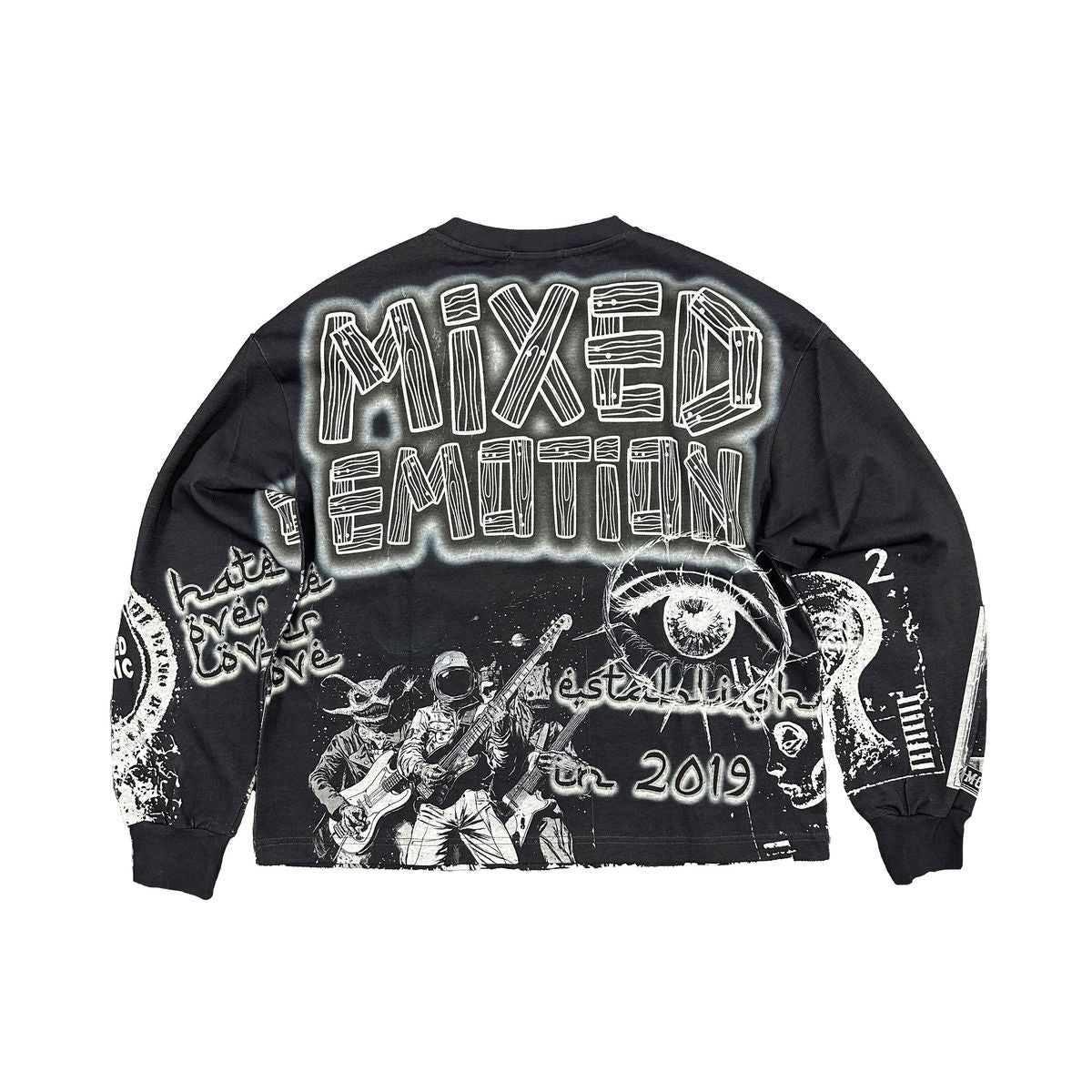 ME 'ASTRO' LONG SLEEVE - BLACK
