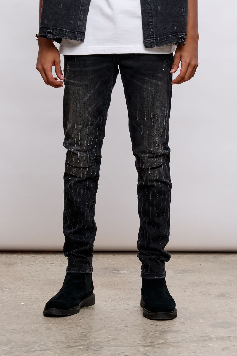 ANOM "STARLIGHT" BLACK WASH DENIM