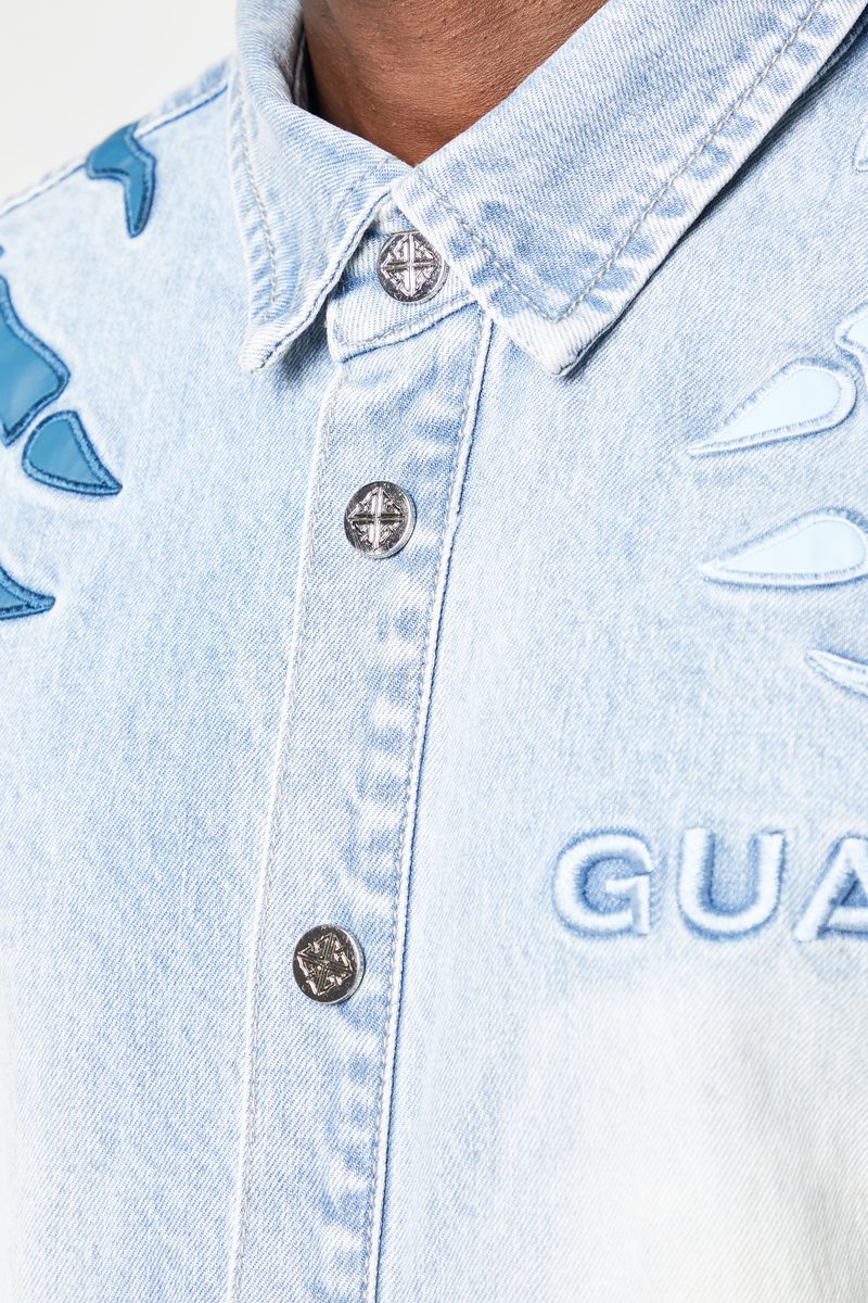 GUAPI AQUA BLUE HELL DRAGER SHIRT