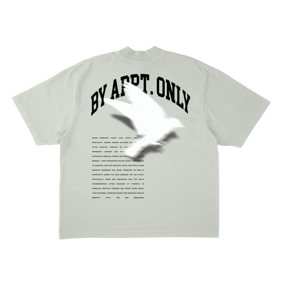 BAO SPIRITUAL FREEDOM TEE - CEMENT
