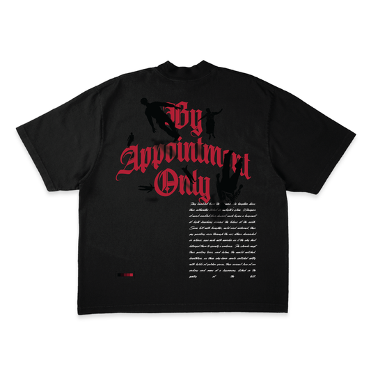 BAO FORGOTTEN STAR TEE - BLK/RED