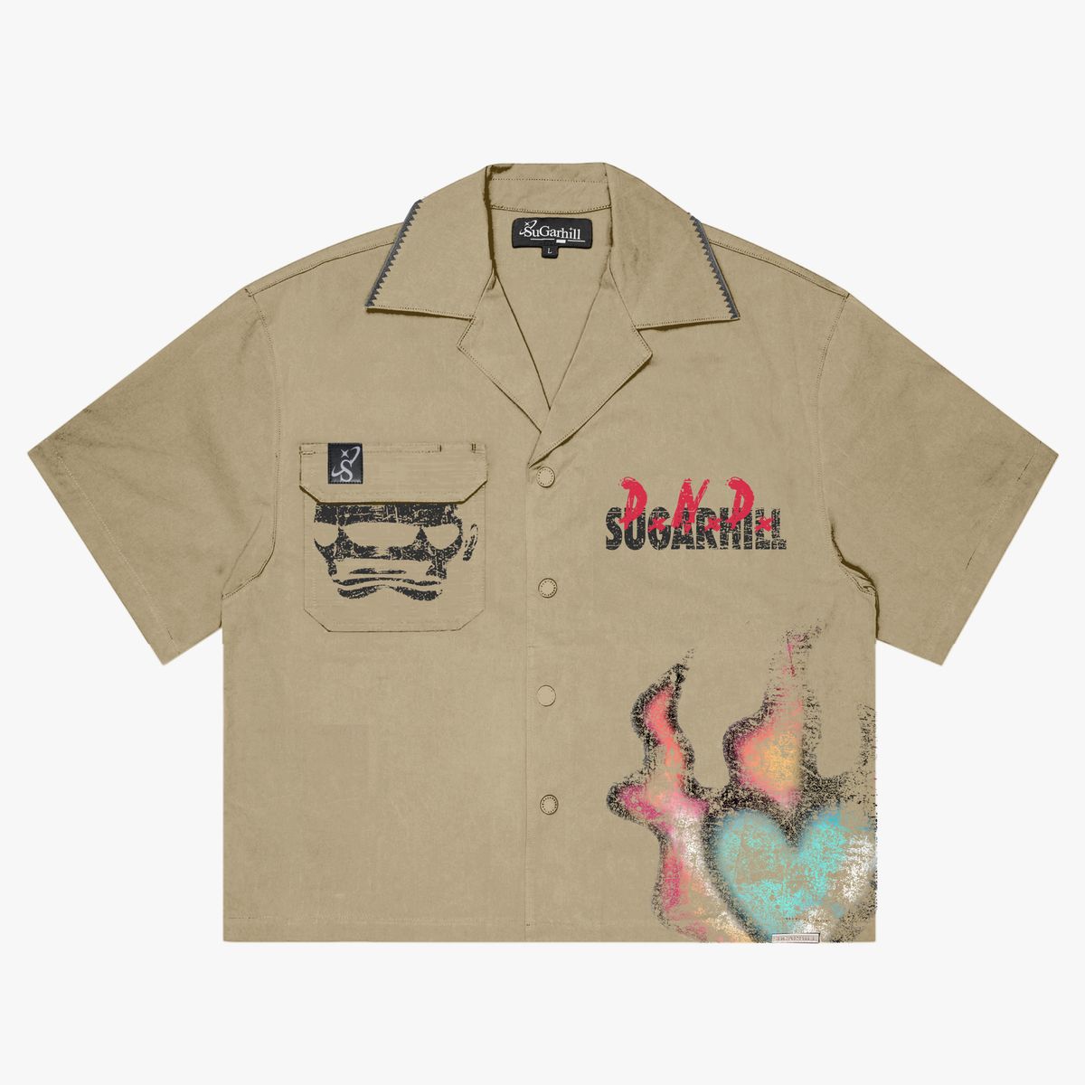 SH "D.N.D." WORK SHIRT (KHAKI)