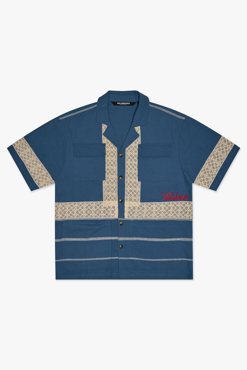 VALABASAS "TALIA" BUTTON DOWN (BLUE)