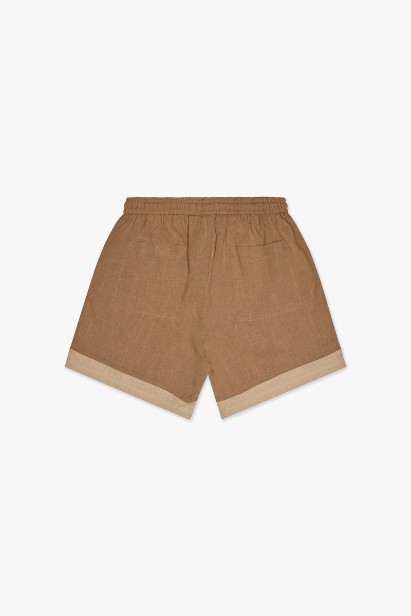 VALABASAS "ROME" SHORTS (BROWN)