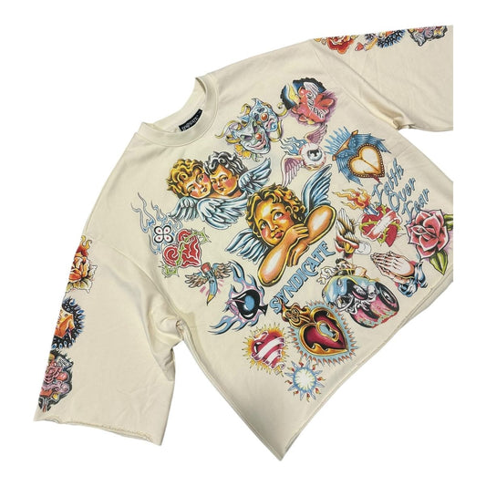 SYNDICATE 'FAITH' BONE CROP TEE