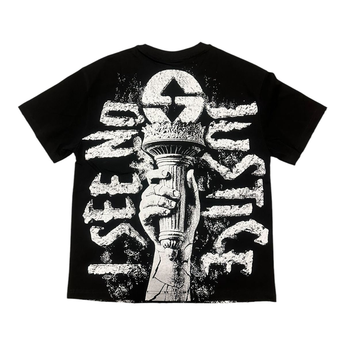 SYNDICATE 'NO JUSTICE' TEE - BLACK