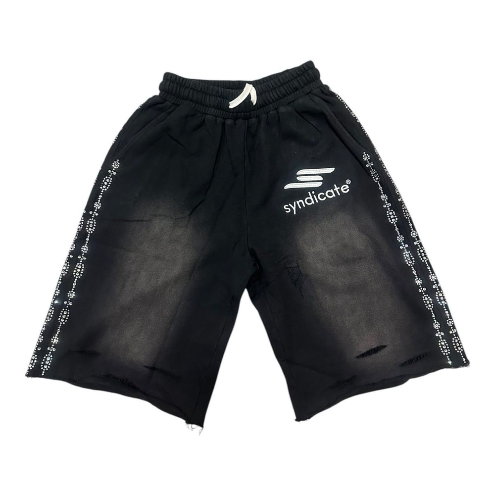 SYNDICATE 'JEWEL' SHORTS - BLACK WASH