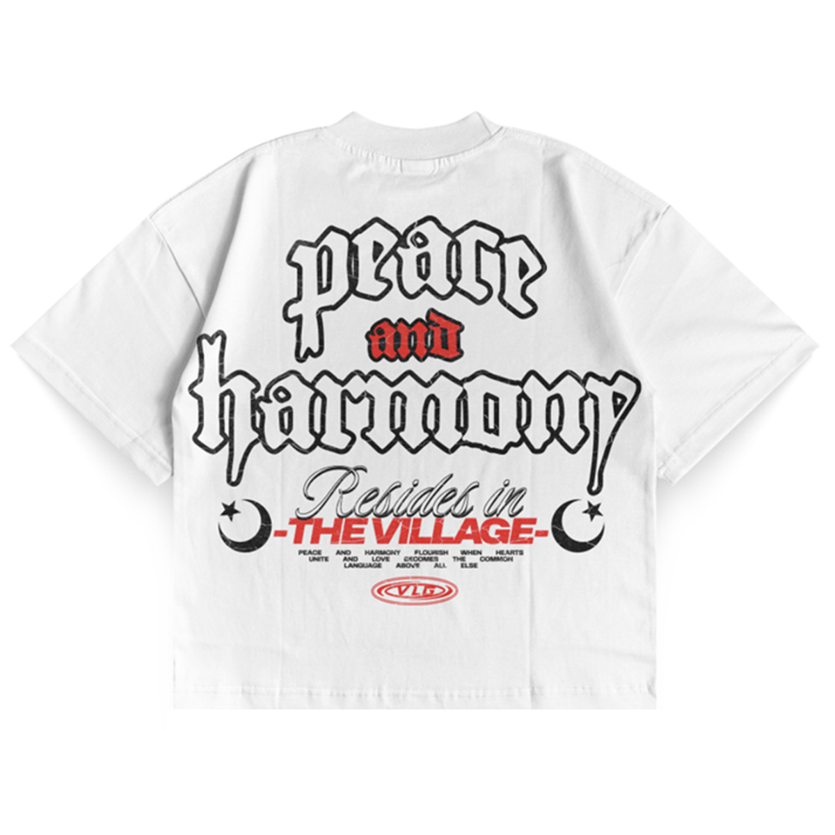 VLG PEACE AND HARMONY TEE - WHITE
