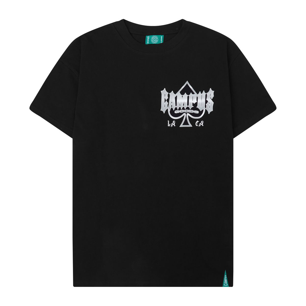 CAMPUS CHROME CROPPED TEE