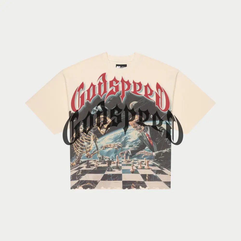 GODSPEED CHECKMATE TEE (BONE)