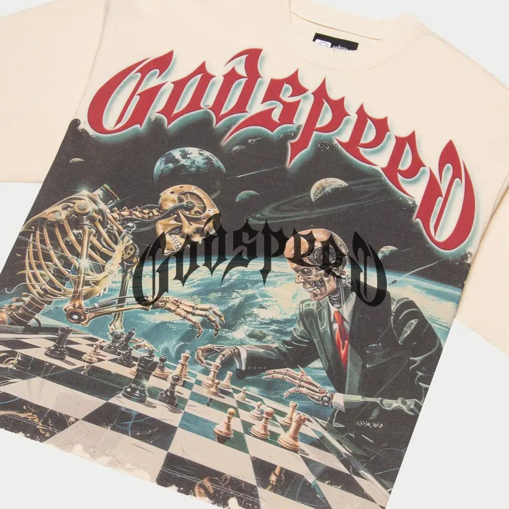 GODSPEED CHECKMATE TEE (BONE)