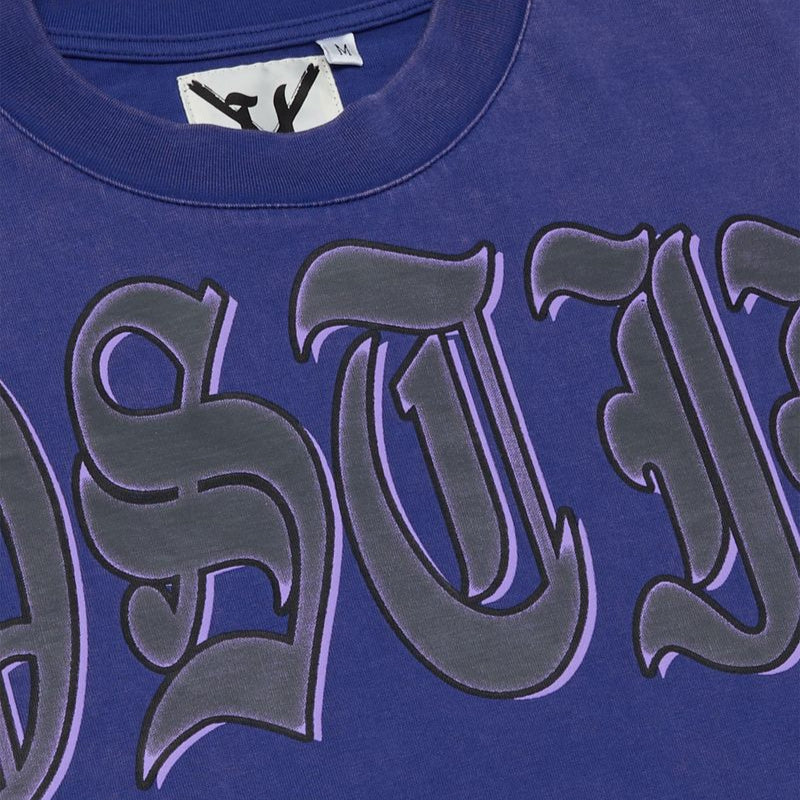 XHOSTILE 'LOST IN SPACE' TEE - PURPLE WASH
