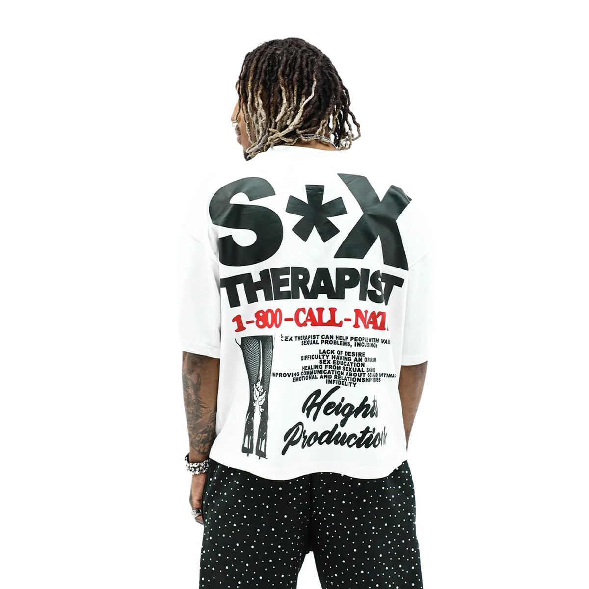 HD 'THE SEX THERAPIST' TEE - WHITE